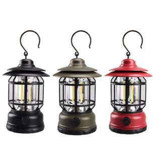 Lampada Camping Iluminacao Retrô Ajustável Para AcampamentoAmbiente - Imagem 3